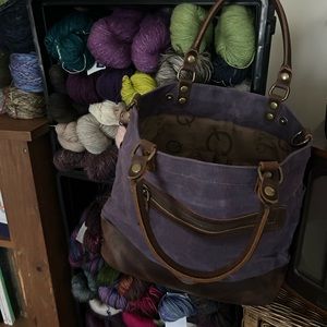 Knitting market bag Della Q